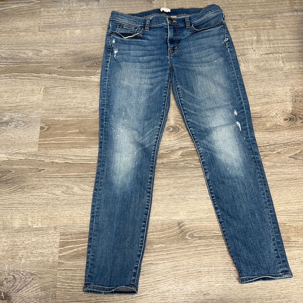 J Crew Stretch Distressed Jeans